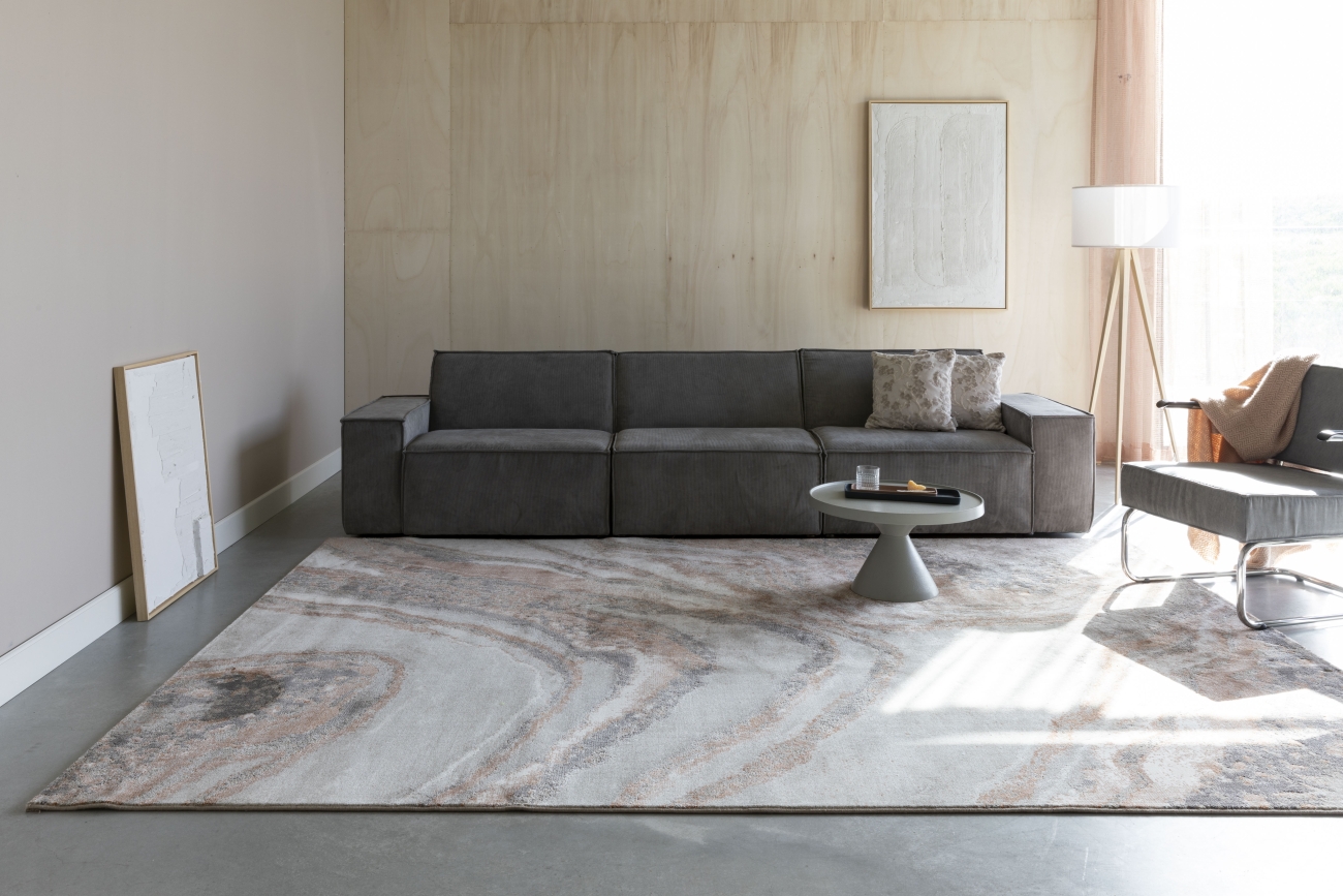 Dywan 'Solar' 200x290cm - Brązowy