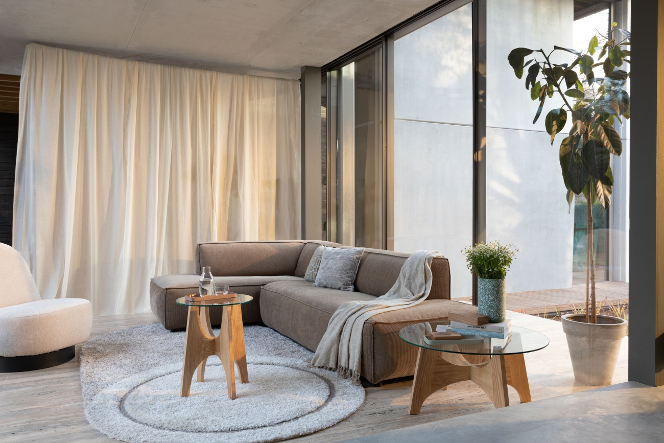 Dywan wełniany 'Spark' - Beżowy