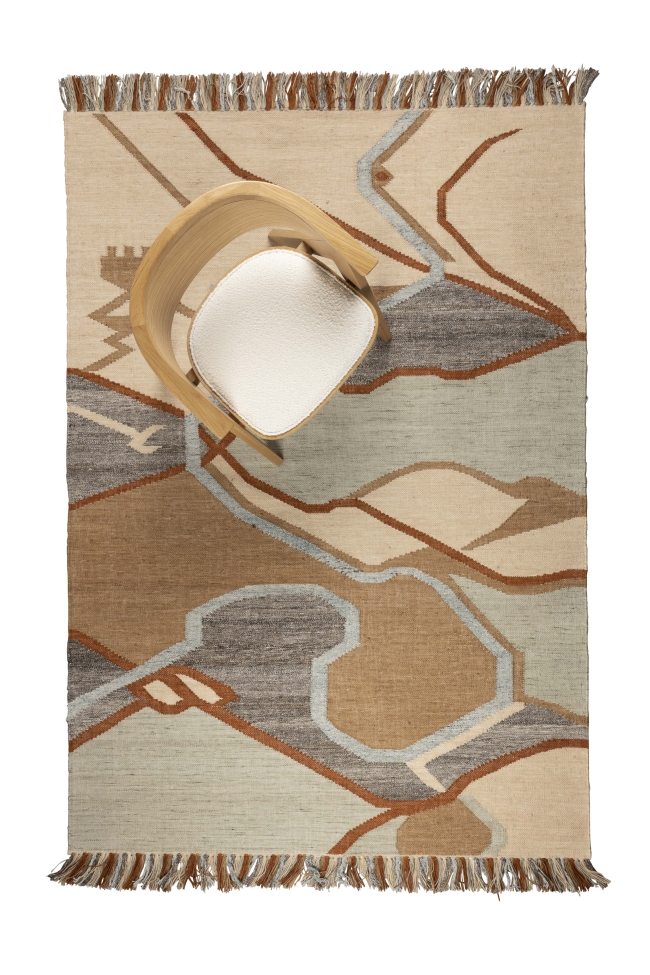 Dywan 'Saigon' 160x230cm - Pomarańczowy