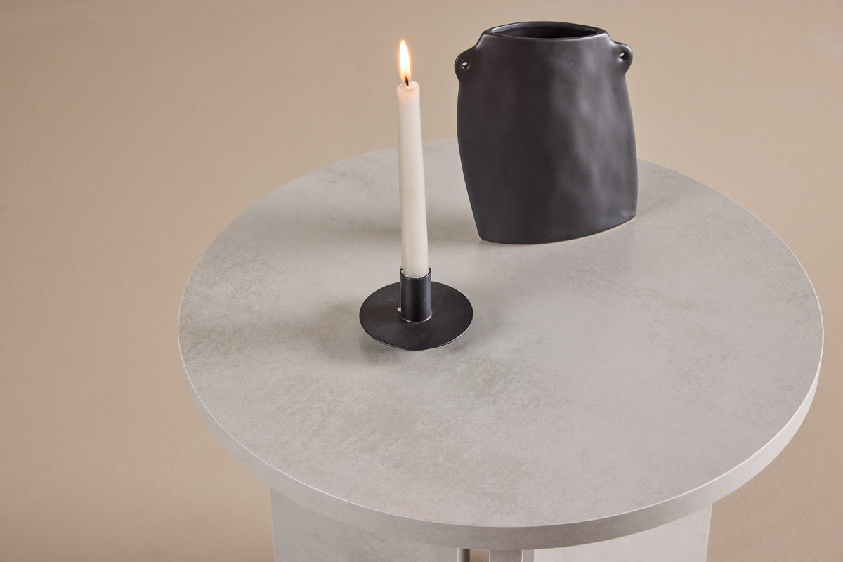 Stolik kawowy 'Stjärnvik' Okrągły 55cm - Szary