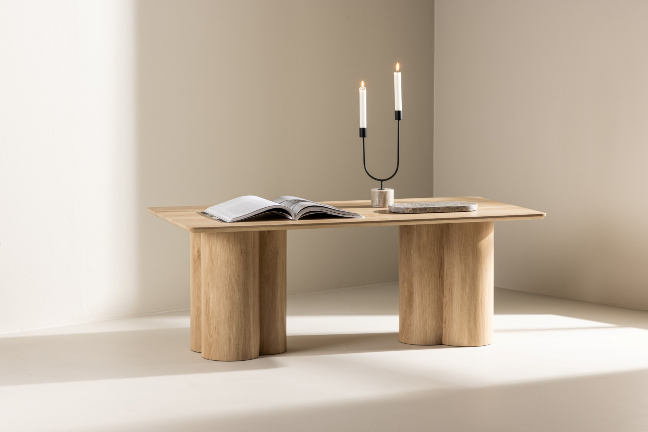 Stolik kawowy 'Positano' - Naturalny