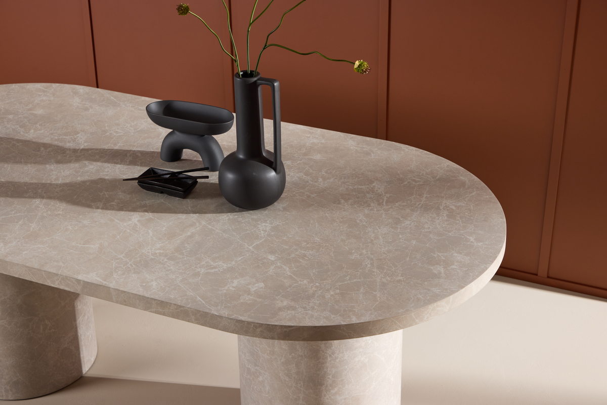 Stół 'Narvik' 100x200cm - Beżowy