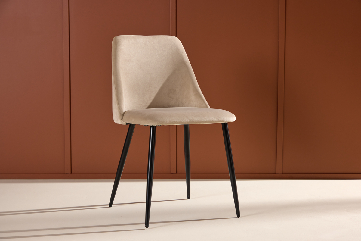 Krzesło 'Night' - Beżowy/Czarny