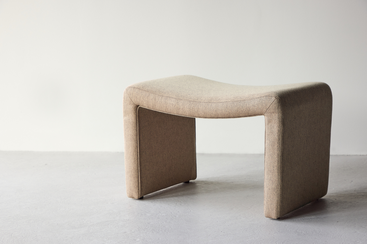 Pufa 'Nora' - Brązowa