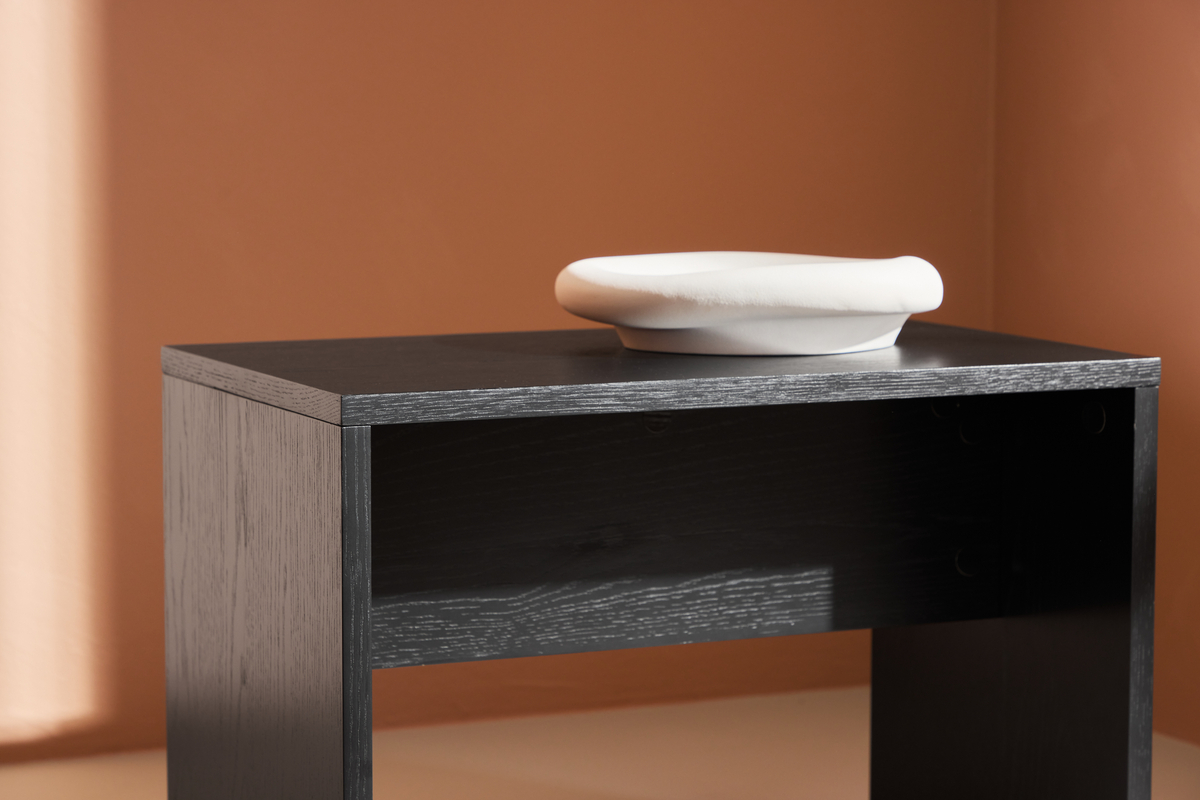 Stolik kawowy 'Juni' 58x35cm - Czarny