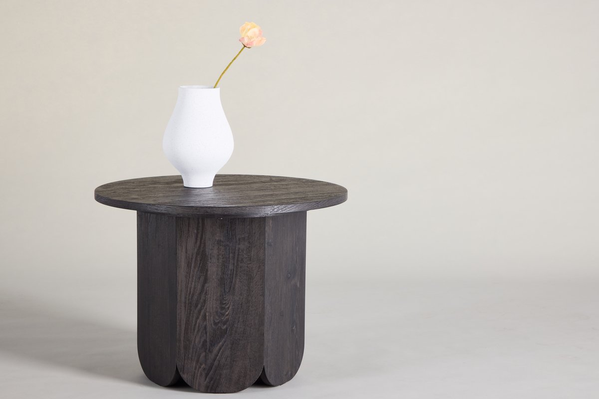 Stolik kawowy 'Björkvik' Okrągły 60cm - Czarny