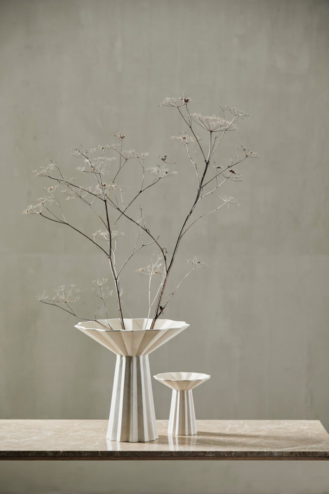 Wazon 'Minu' L - Beżowy