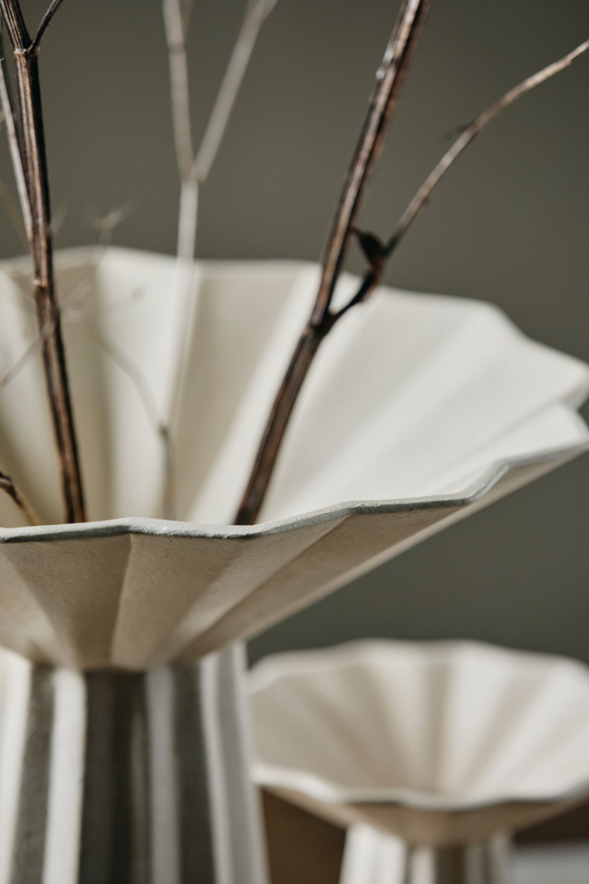 Wazon 'Minu' L - Beżowy