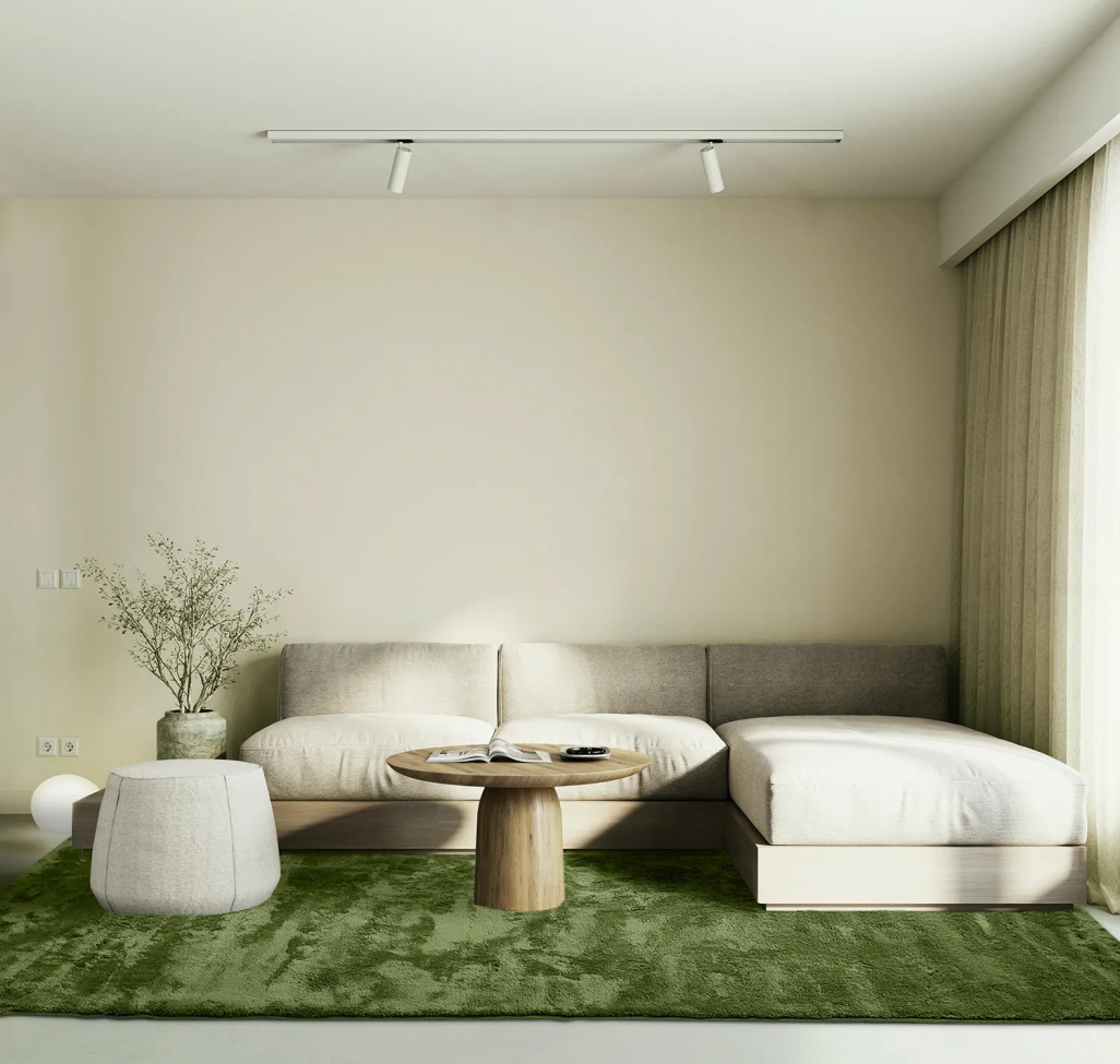 Dywan 'Aranga Super Soft' 200x290cm - Oliwkowy