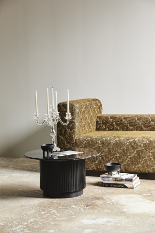 Stolik kawowy 'Eire' - Czarny Marmur