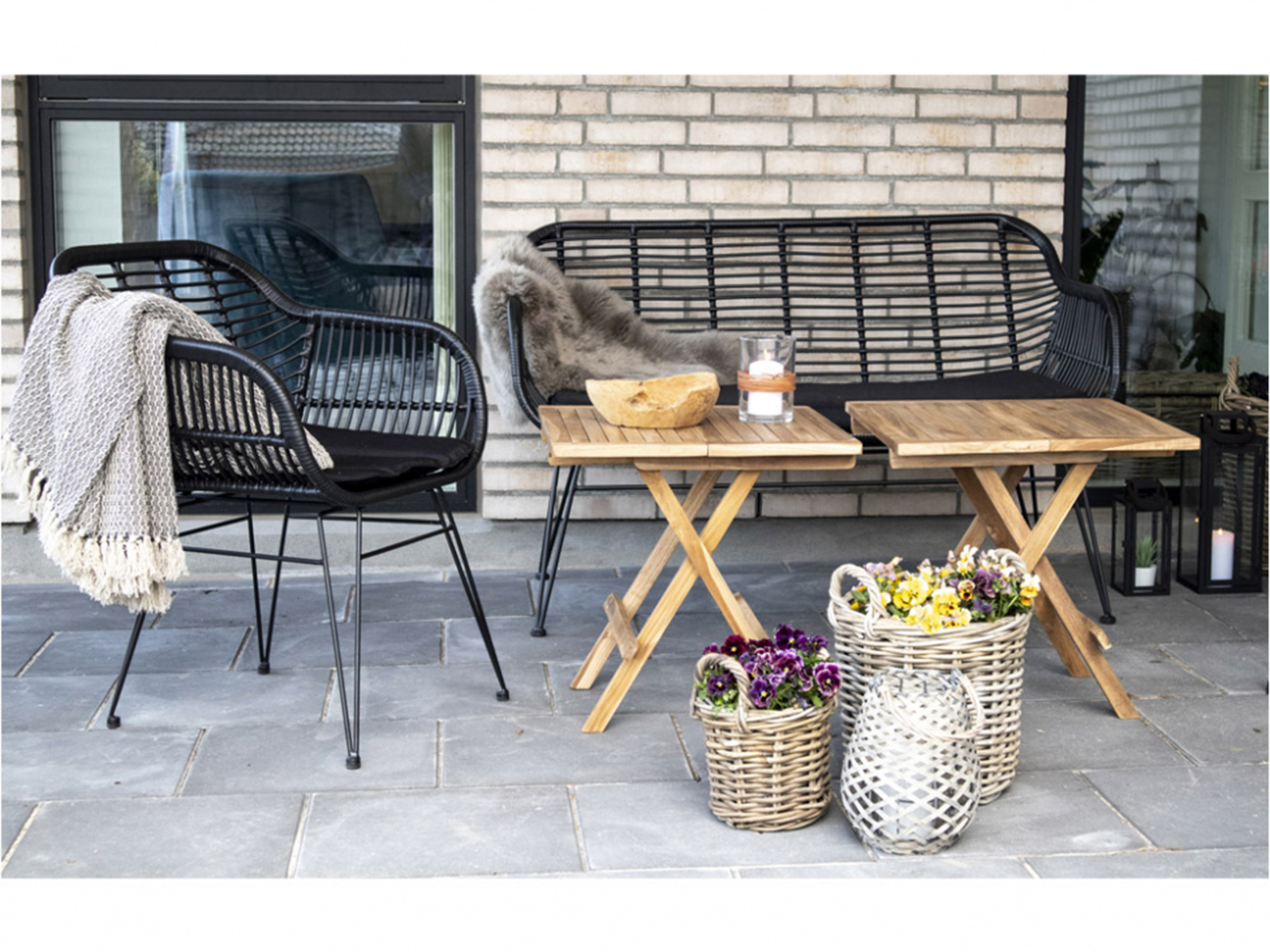 Sofa 'Trieste' - Czarny