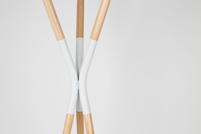 Wieszak na ubrania 'Pinnacle' - Biały