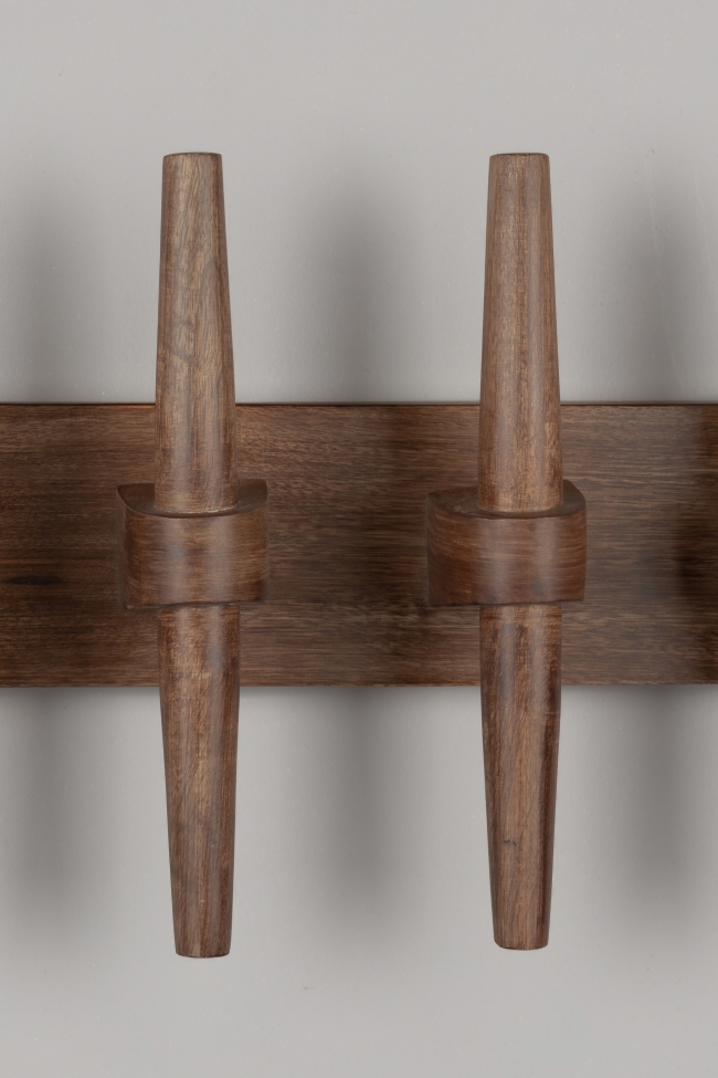 Wieszak ścienny 'Jakub' - Orzech