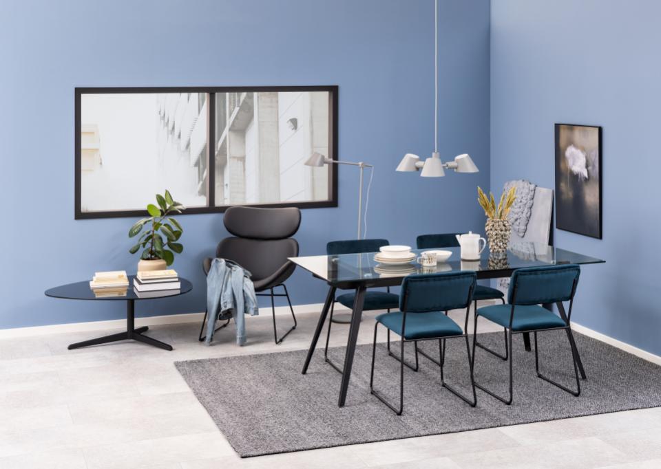 Fotel 'Hushum' 90cm - Czarny