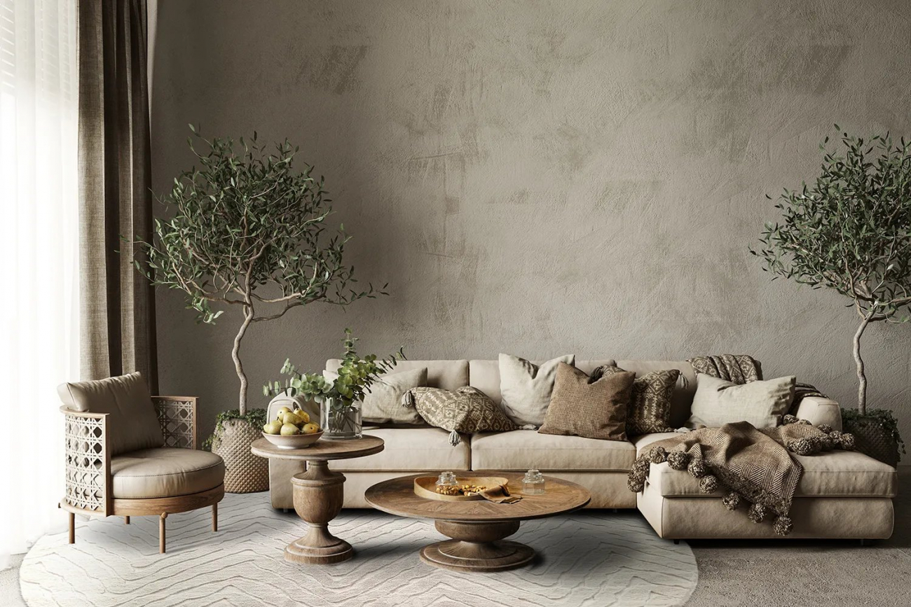 Okrągły dywan 'Wren' 200cm - Biały