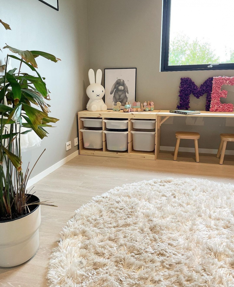 Okrągły dywan 'Janjira' 300cm - Offwhite