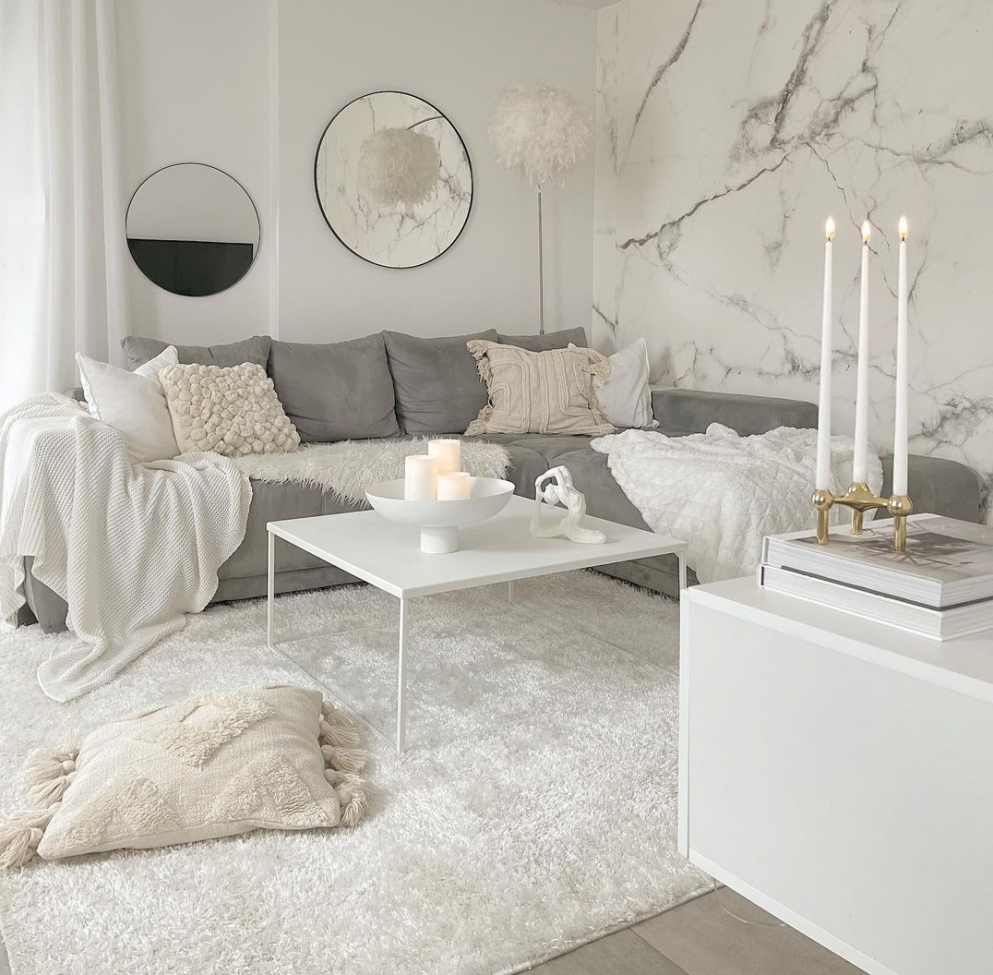 Dywan 'Cosy' 60x120cm - Biały