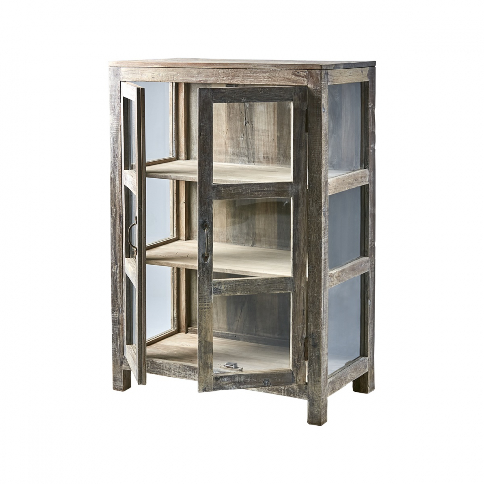 Witryna 'Riko' 120cm - Drewno z recyklingu