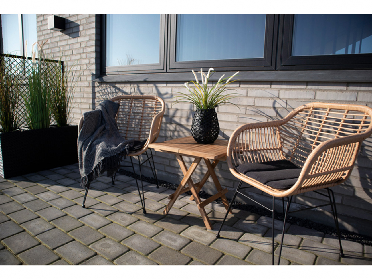 Stolik kawowy 'Bilbao' 50x50 - Natur