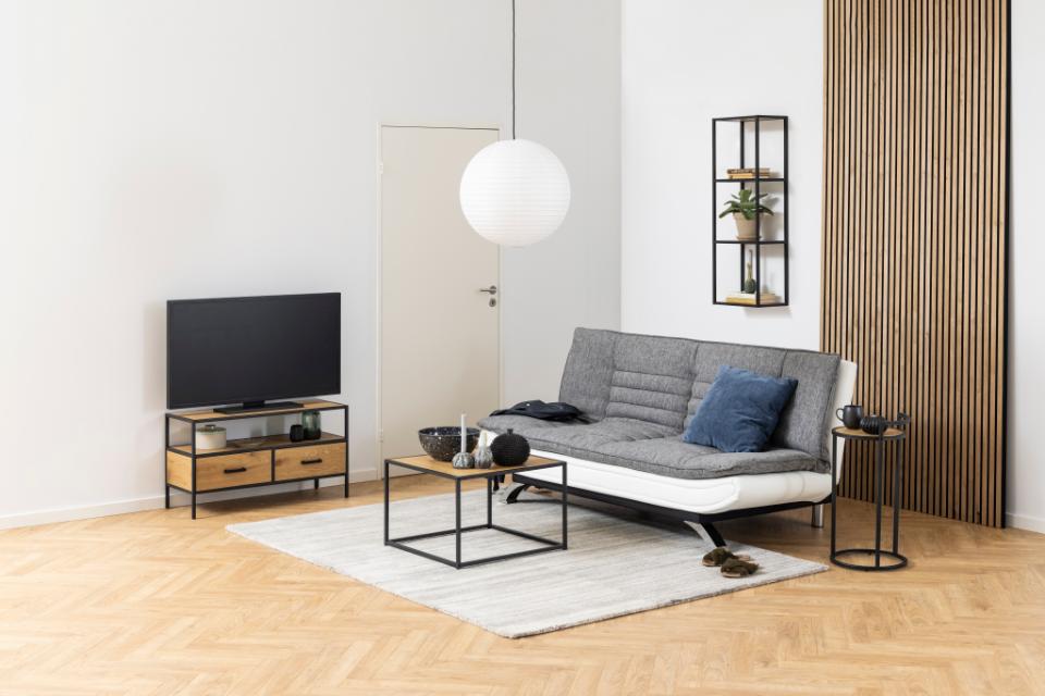 Półka ścienna 'Hydra' 24cm - Czarna