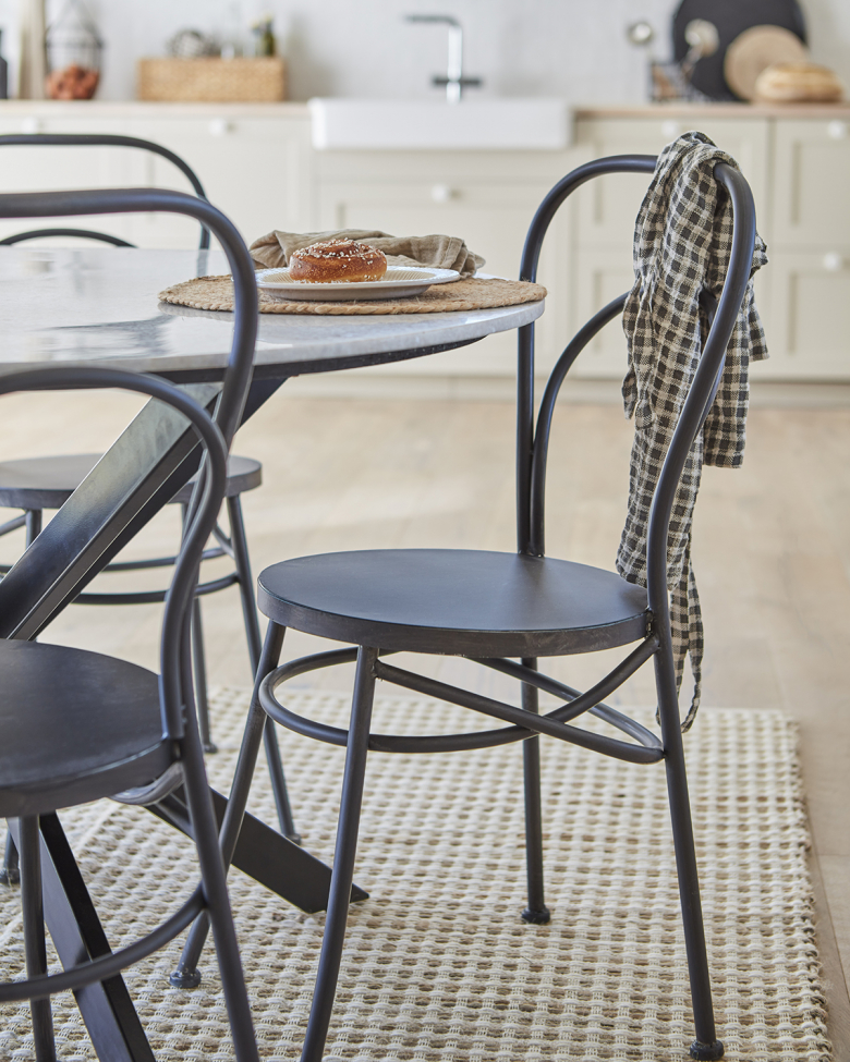 Krzesło 'William' - Ciemnoszare