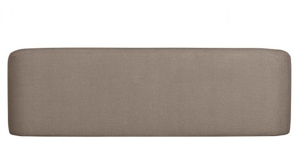 Sofa 'Sloping' - Jasnobrązowa