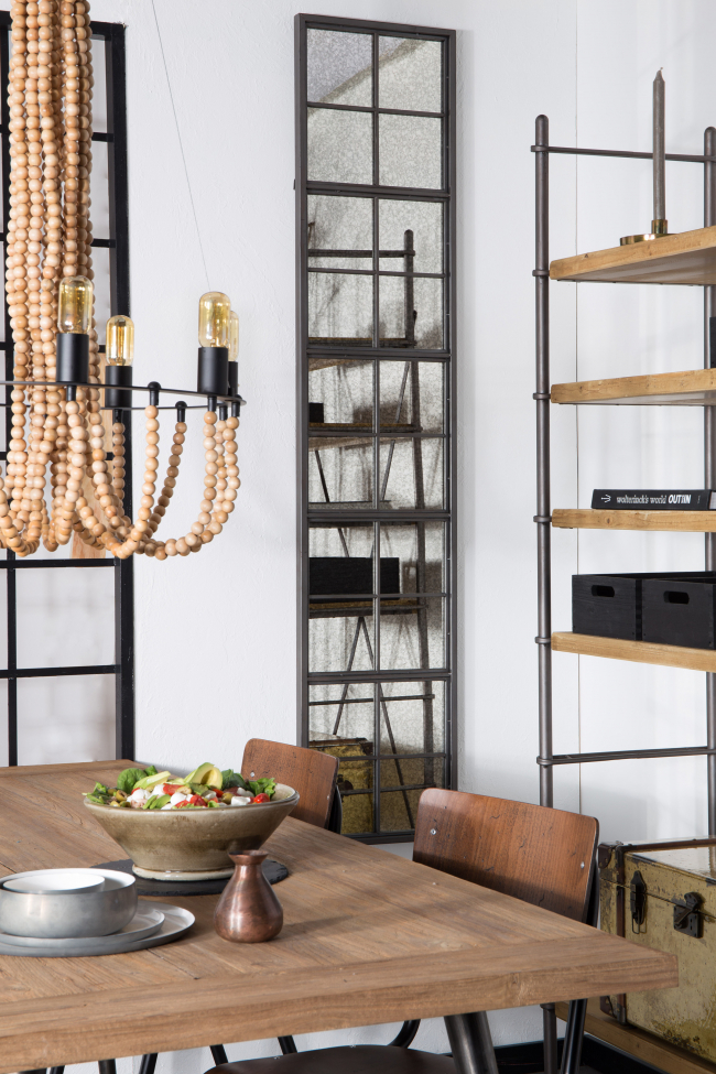 Lustro Vintage Window - Żelazo