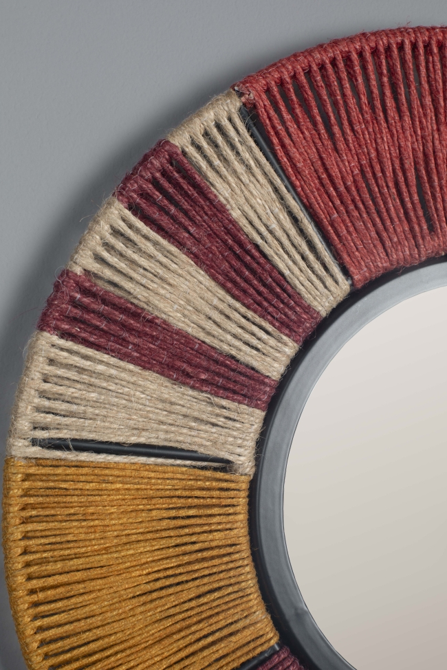 Lustro `Surya Rope´ S - Wielokolorowe