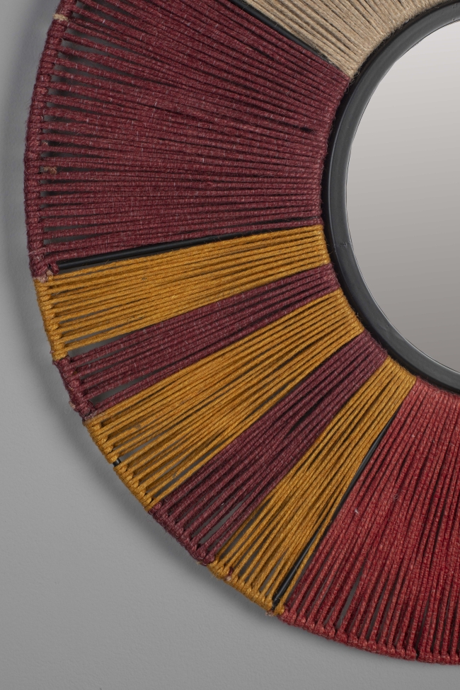 Lustro `Surya Rope´ L - Wielokolorowe