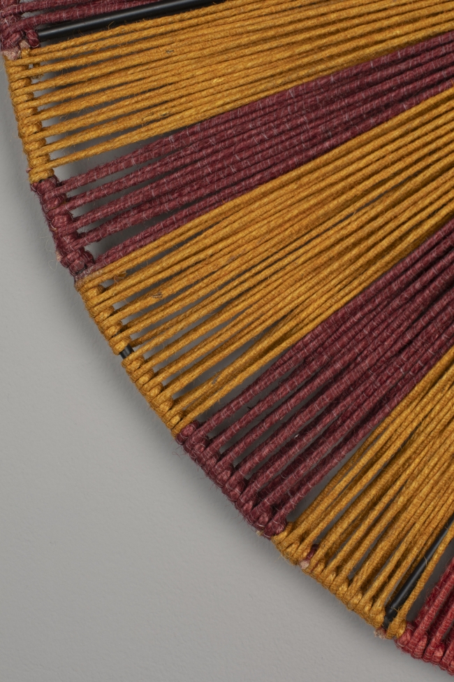 Lustro `Surya Rope´ L - Wielokolorowe