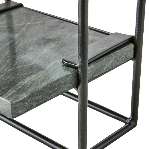 Półka ścienna 'Milan' - Czarna