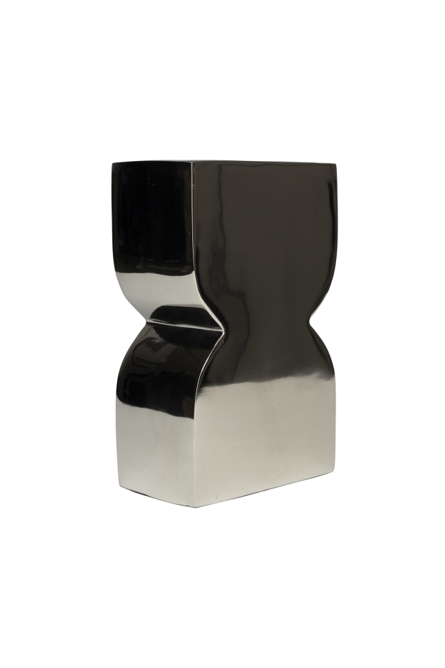 Wazon Cones L 'Błyszczący Srebrny' - Srebrny