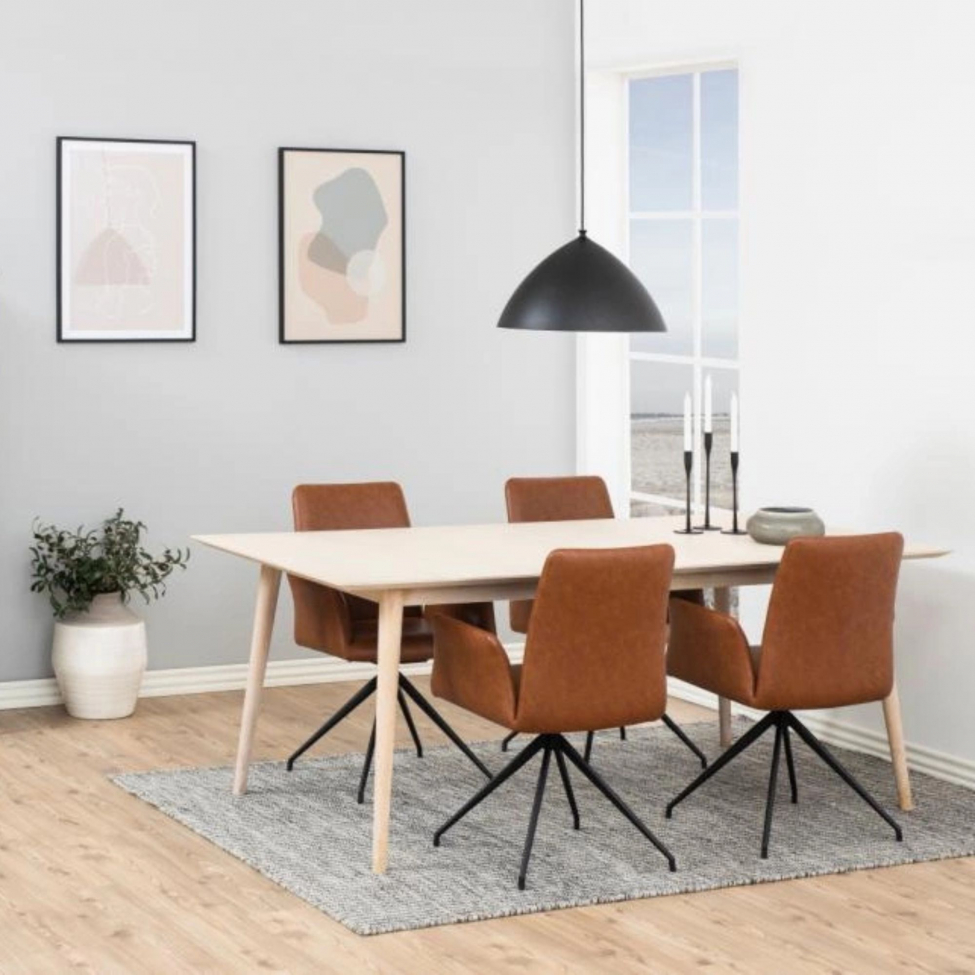 Krzesło 'Västerås' - Brązowe