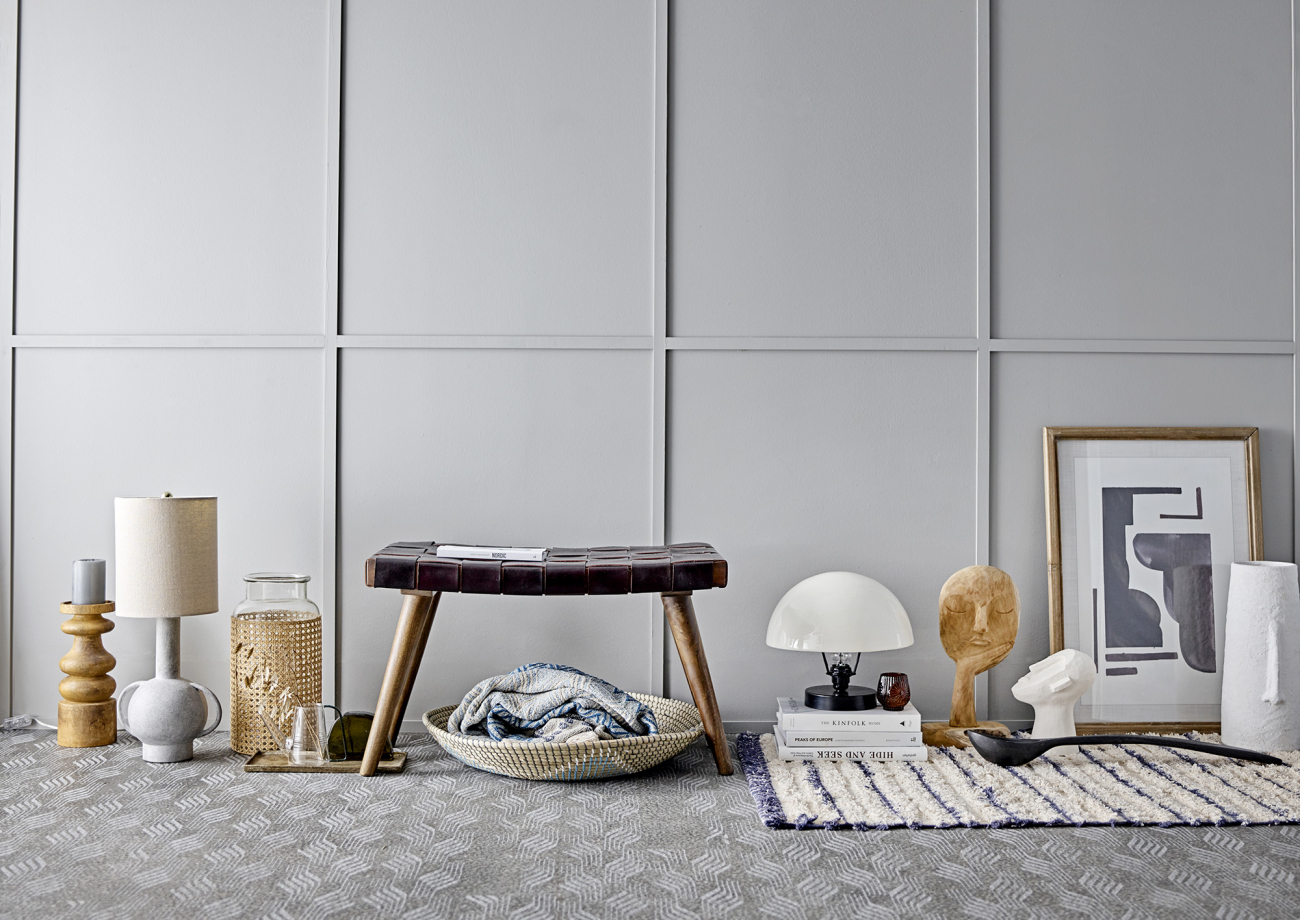 Wazon 'Deco' - Biały/Terracotta