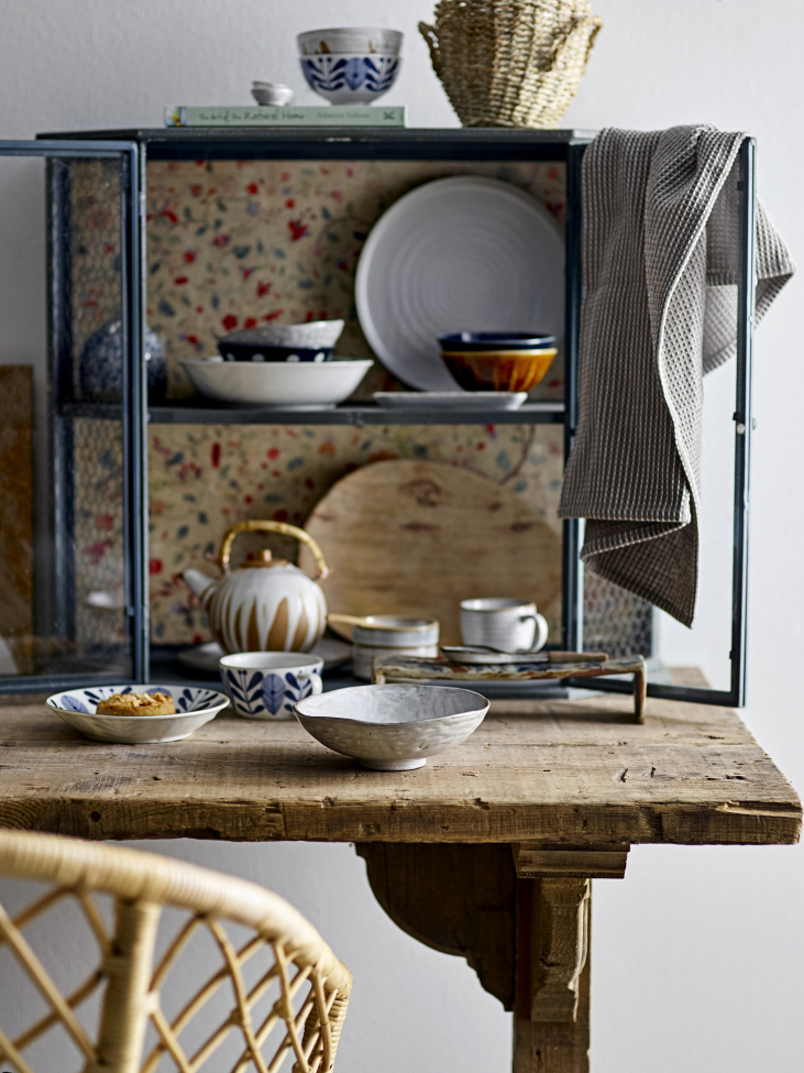 Miska serwisowa 'Camellia' - Niebieska