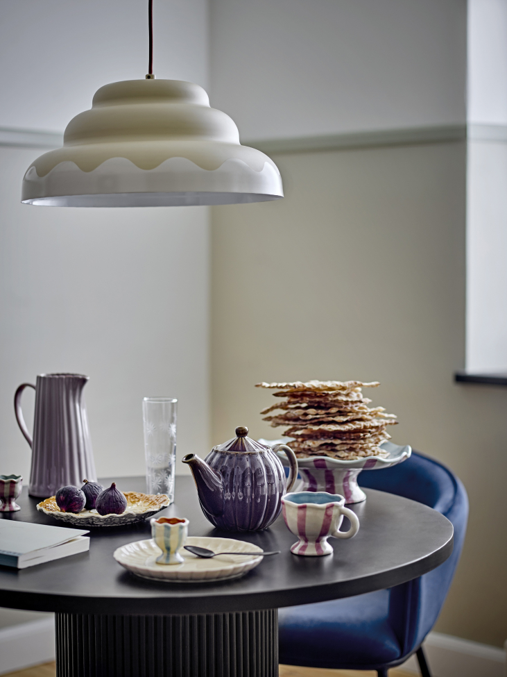 Lampa sufitowa 'Lacya' 40cm Okrągła - Naturalny