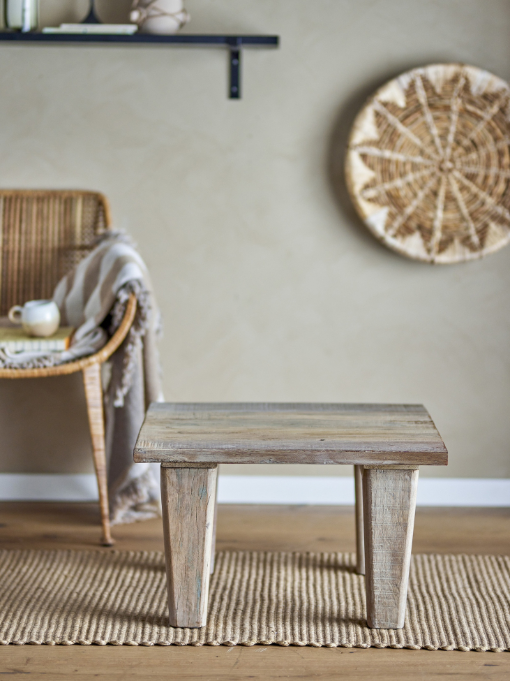 Stolik kawowy 'Riber' 60x60cm - Naturalny