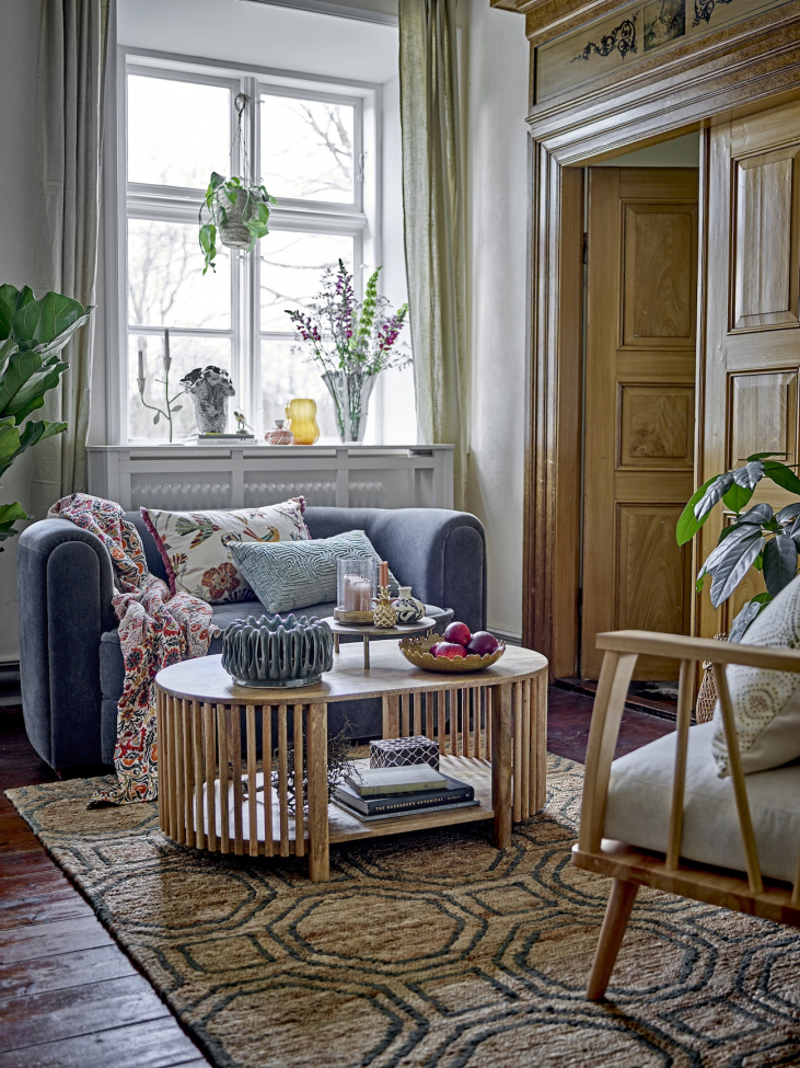 Stolik kawowy 'Sali' - Naturalny