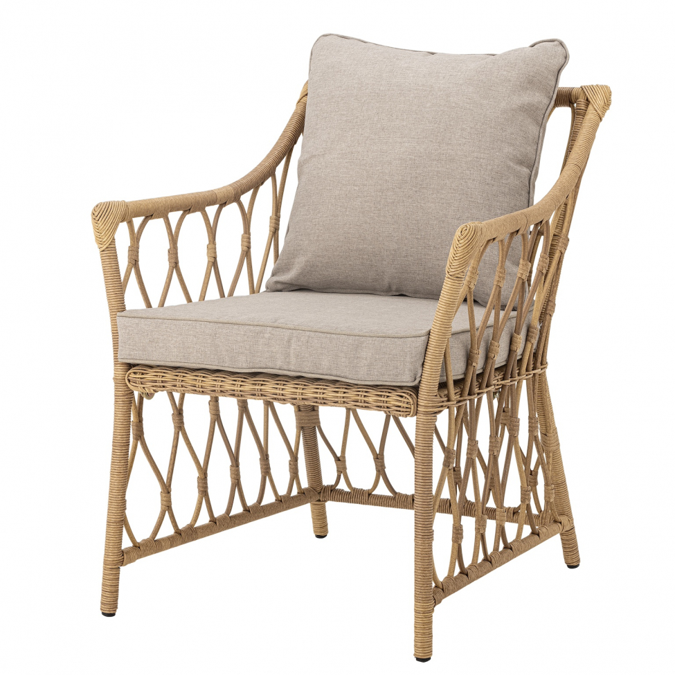 Fotel wypoczynkowy 'Belluce' – naturalny/rattan
