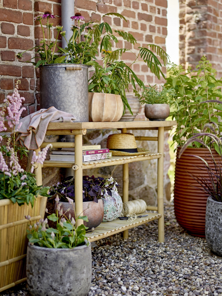 Stolik boczny 'Sole' - Naturalny/Bambus