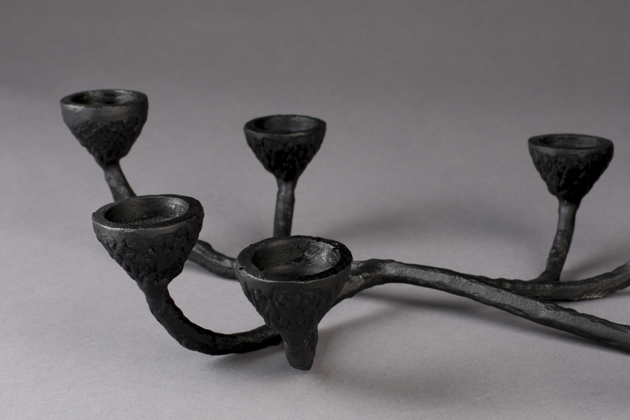 Świecznik 'Sento' - Czarny