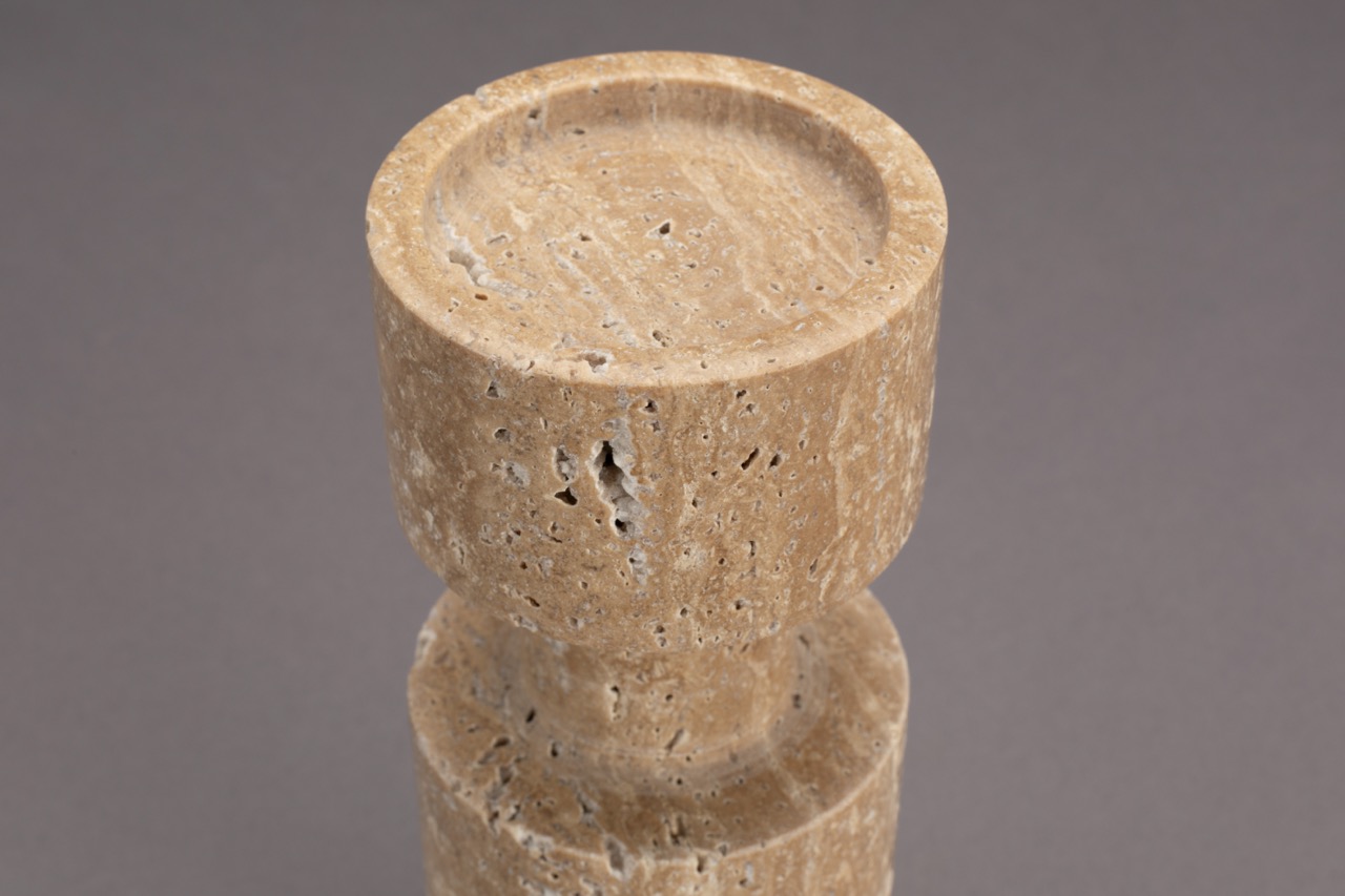 Świecznik 'Paros' - Tarvertin