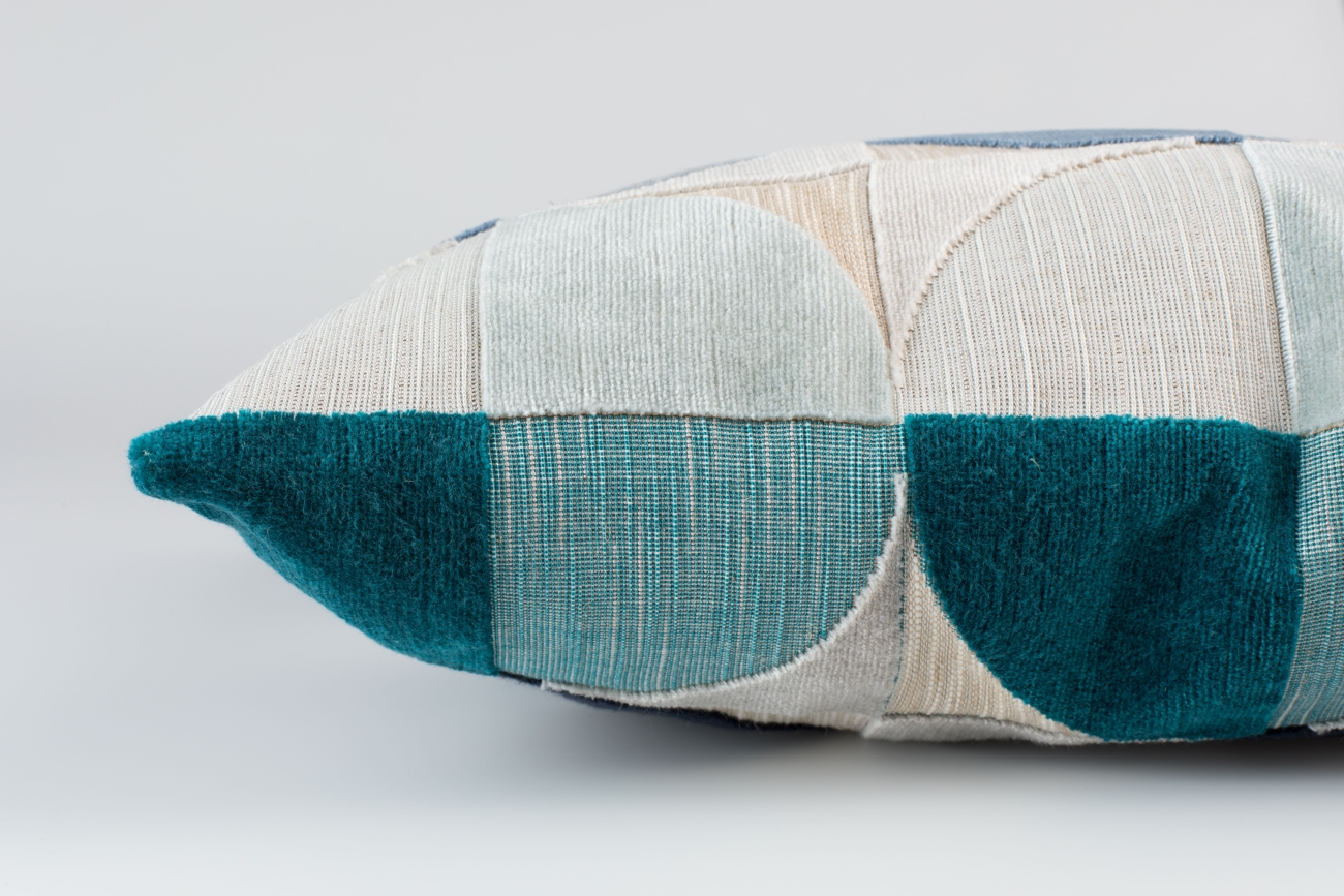 Poszewka na poduszkę 'Club' - Niebieski