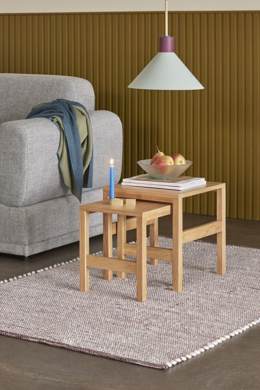 Stolik boczny 'Puzzle' 2 części - Natura