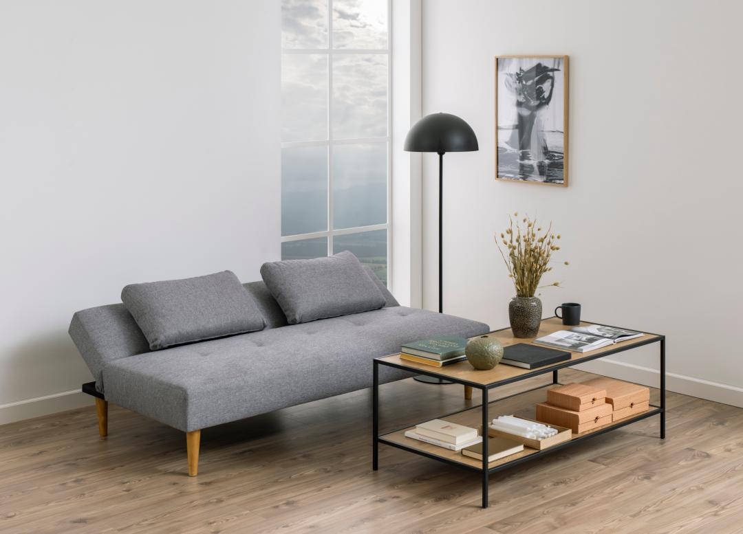 Sofa rozkładana 'Lucca' - Szara