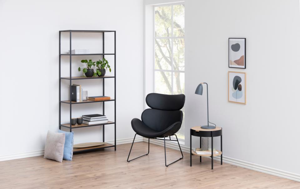 Regał 'Hydra' 77cm - Czarny