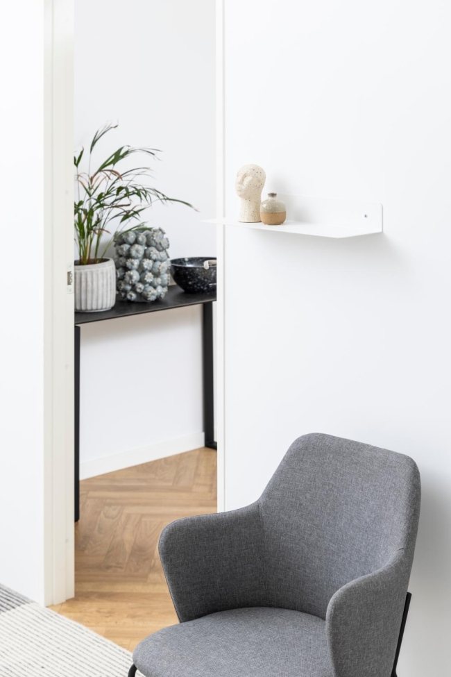 Półka ścienna 'Joliet' - Biała