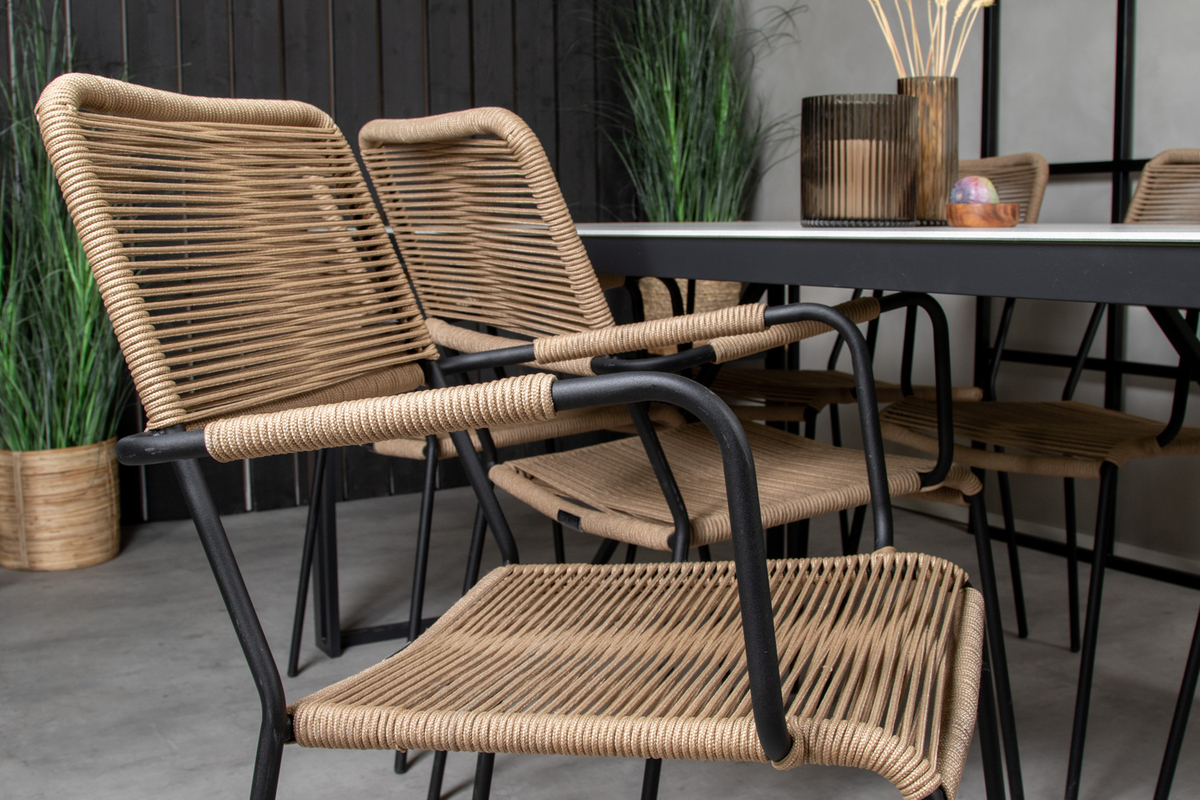 Krzesło jadalniane 'Lugnet' - Brązowy