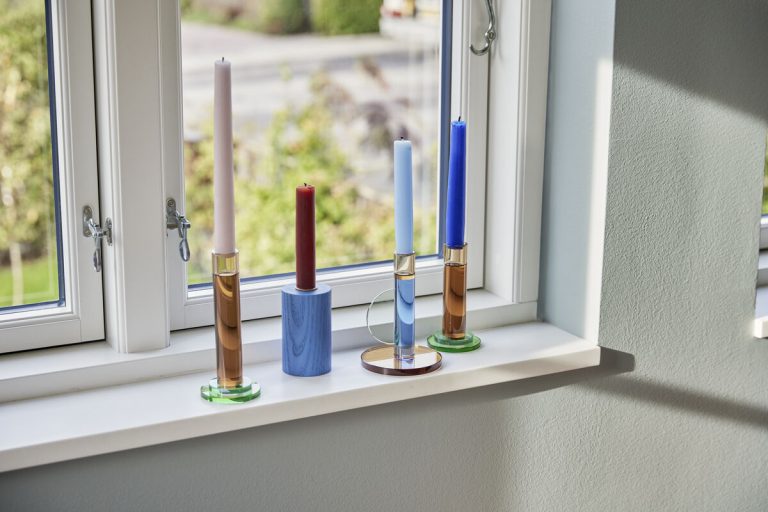 Świeczniki 'Comet' - Brązowy