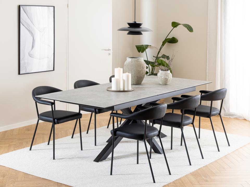 Krzesło 'Gandia' - Czarny